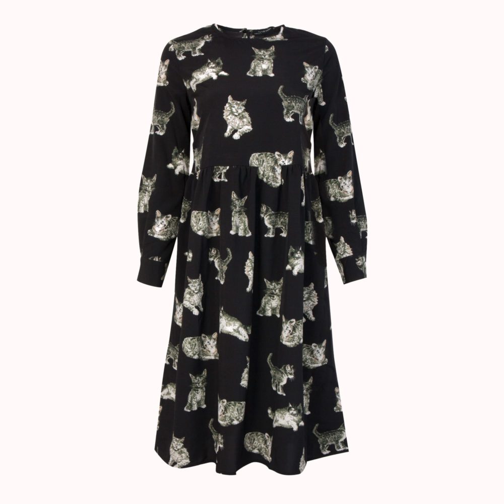 Cat Dresses for Women Cocktail Party, Summer, Maxi Cat Fashionista