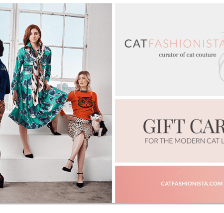 Cat Fashionista Gift card
