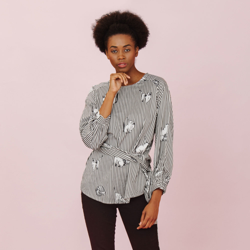 Women's CatThemed Tops Sweaters, Blouses, Tunics Cat Fashionista