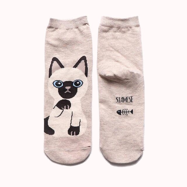 SIAMESE CAT SOCKS