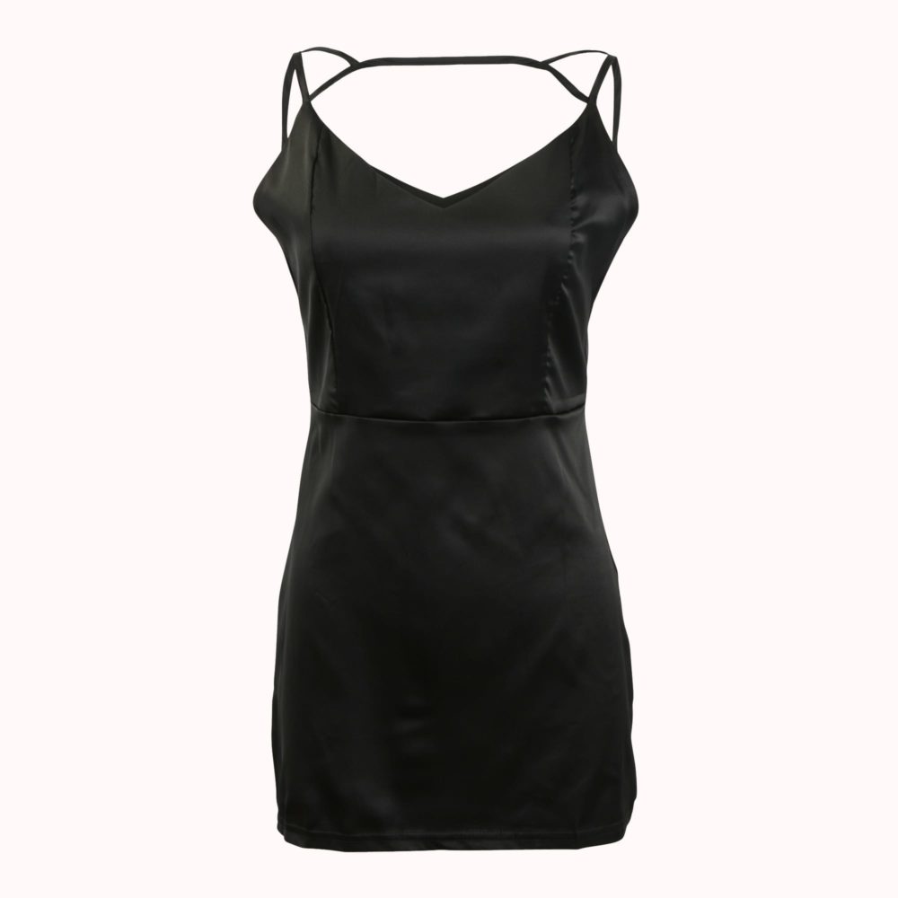 TAKE MEOW-OUT LITTLE BLACK DRESS