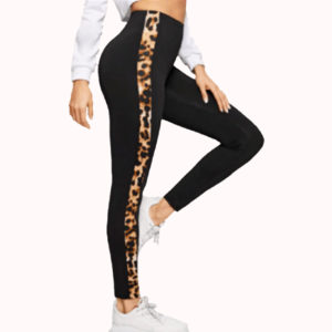 checkered stripe leggings